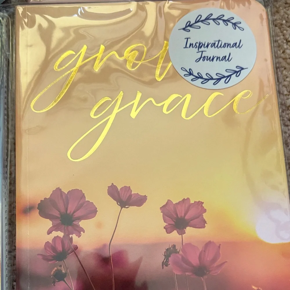 Christian Inspirational Four Journal Set - Gold, Pink, and Yellow